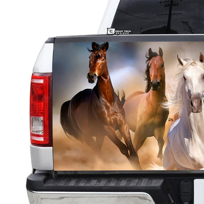 Petthouse | Running Horse Lovers Tailgate Wrap, Horse Lovers Decal, Country Girl Cowgirl Truck Decor