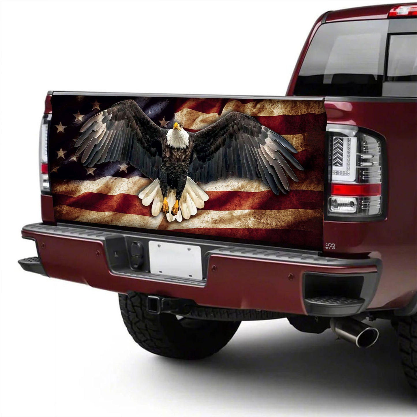 Petthouse | Eagle Birds Lovers Vintage American Tailgate Wrap, Patriotic Day Gift