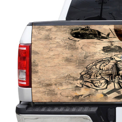 Petthouse | Truck Tailgate Wrap American Honor The Fallen Truck Decal Graphics Veteran Tailgate Decals