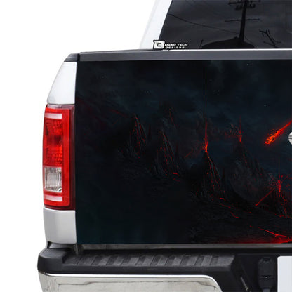 Petthouse | Creepy Evil Tailgate Wrap, Halloween Satan Tailgate Wrap, Halloween Gift, Son Gift