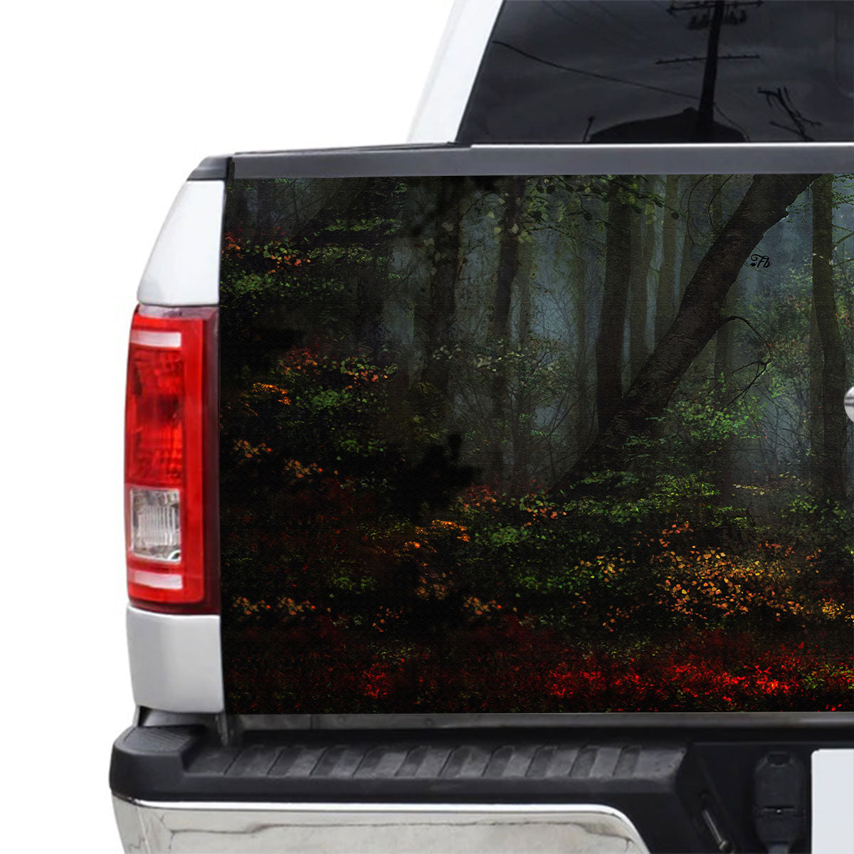 Petthouse | Deer Hunting Tailgate Wrap Decal Deer In Forest Decal Sticker Deer Car Decor