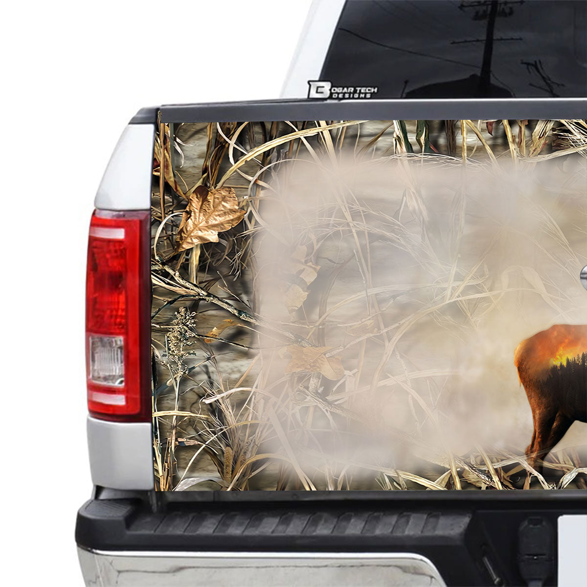 Petthouse | Forest Deer Tailgate Wrap, Deer Camo Hunting Tailgate Wrap, Deer Hunting Tailgate Wrap, Hunter Gift