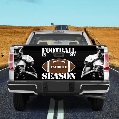 Petthouse | Football Is My Favorite Season Truck Tailgate Wrap American Football Player Sport Lover