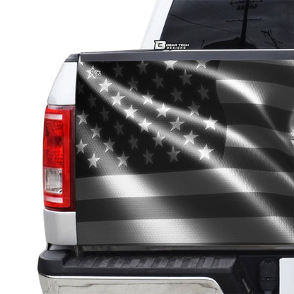 Petthouse | Black White American Flag Tailgate Wrap American Flag Cover America Patriot Gift