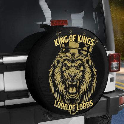 Petthouse | King Lion Spare Tire Cover King Of Kings Lord Of Lords Lion Wild Animals Truck Decoration