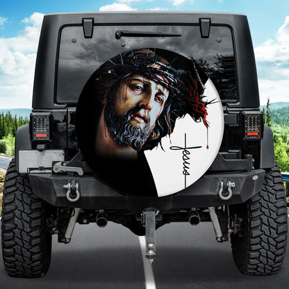 Petthouse | Jesus Christ Spare Tire Cover Car Accessories Jesus My God Christian Gift