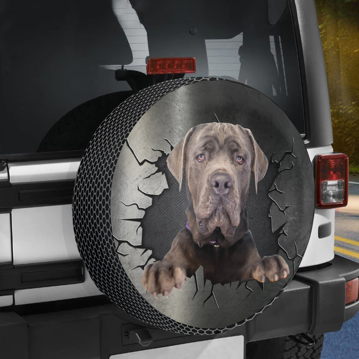 Petthouse | Spare Tire Cover Cane Corso Weather Resistant Universal Fit Truck For Dog Lovers Fun