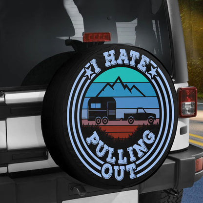 Petthouse | Camping I Hate Pulling Out Spare Tire Cover Adventure Camp Mountain Truck Decoration Campers Gift