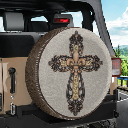 Petthouse | Christian Cross Royal Car Seat Protector Waterproof Car Seat Cover Car Accessories