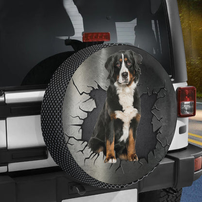 Petthouse | Bernese Mountain Waterproof Spare Tire Cover Durable Dog Wheel Cover Bernese Dog Owner Gift Ideas