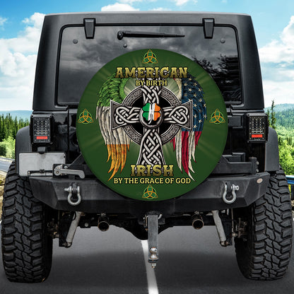 Petthouse | Irish Spare Tire Cover American By Birth Irish By Grace Of God Wheel Cover St Patrick Day