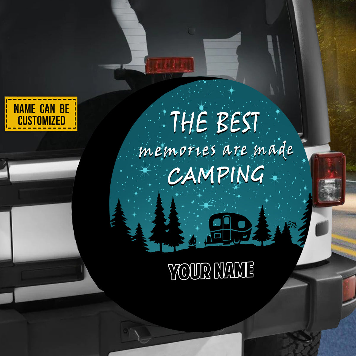 Petthouse | Customized Spare Tire Cover The Best Memories Tire Cover Camping Tire Cover Camping Soul Gift