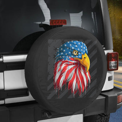 Petthouse | American Eagle Spare Tire Cover American Flag Tire Cover Patriot Wheel Cover Car Accessories