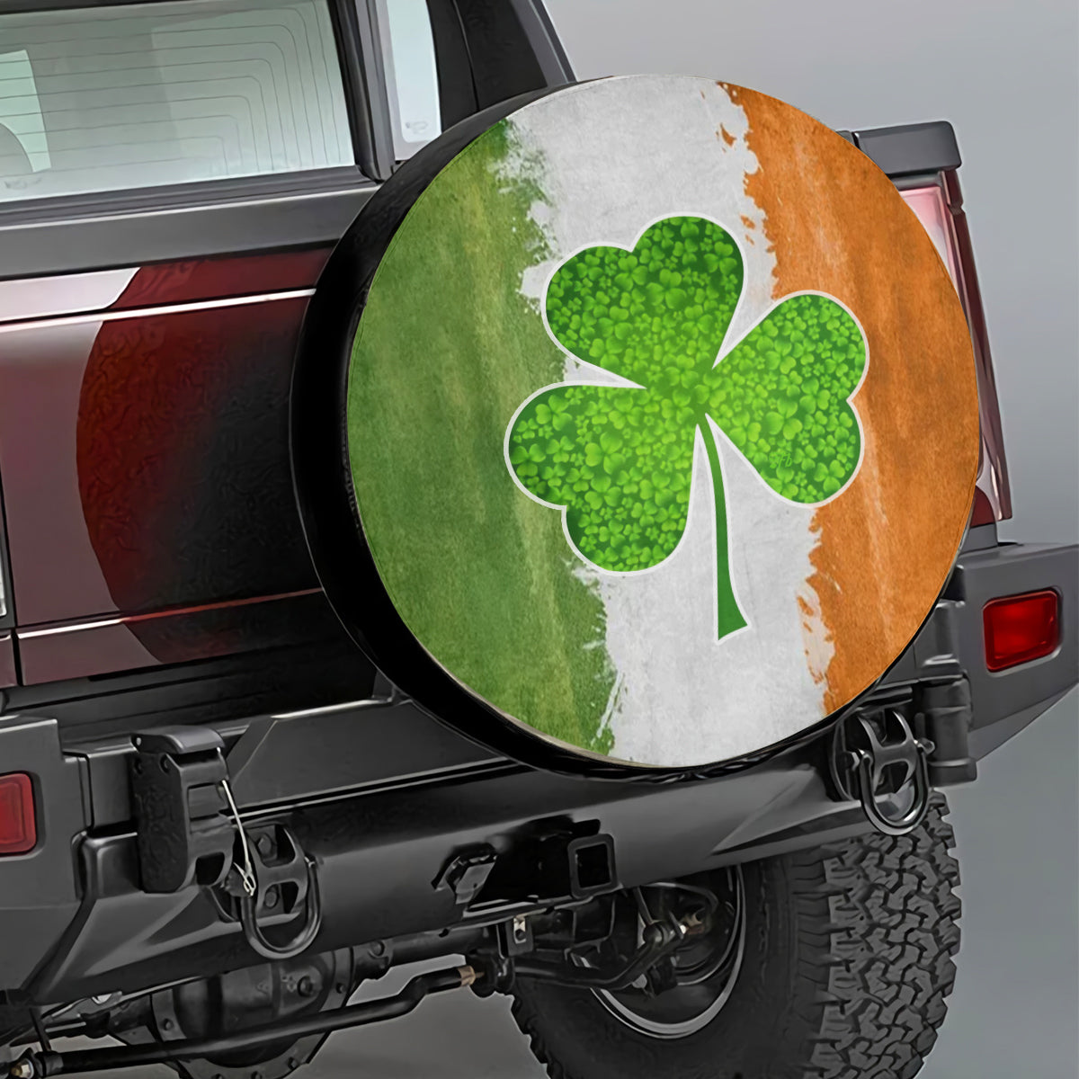 Petthouse | Irish Shamrock St Patricks Day Decoration Cute Spare Tire Cover Irish Flag Wheel Cover Irish Gifts