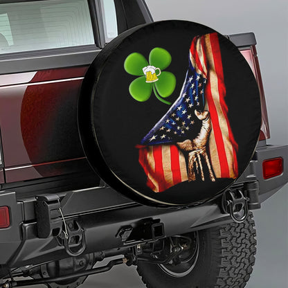 Petthouse | Christian Spare Tire Cover Religious Tire Cover Clover Tire Wrap Jesus Tire Cover Car Decor