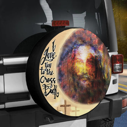 Petthouse | Jesus Christ Face Spare Tire Cover Religious Wheel Covers Christian Car Accessories