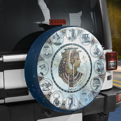 Petthouse | Ancient Egyptian Pharaoh Spare Tire Cover Egypt God Wheel Cover For Car Egypt Culture Lover Gift