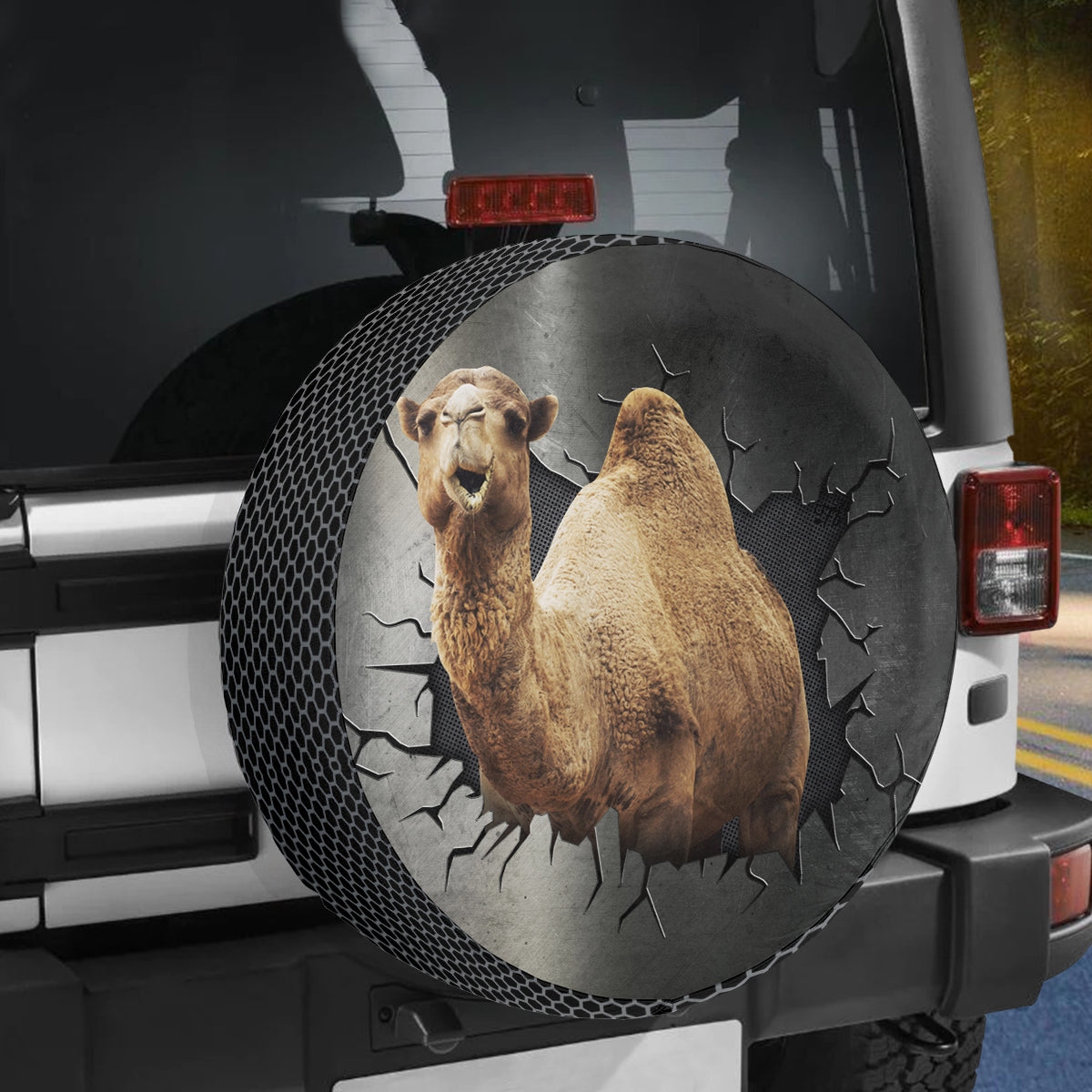 Petthouse | Seasonal Tire Totes Camel Crack Hole Spare Wheel Cover Animal Tire Protector Covers Car Accessory