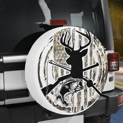 Petthouse | Deer Hunting Cover Fishing Lover Cover Hunting Season Tire Wrap Car Decoration