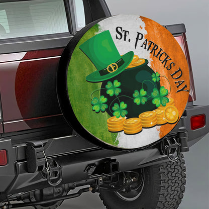 Petthouse | St Patrick Day Spare Tire Cover Patrick Lucky Coin Irish Family Gifts Decor Car