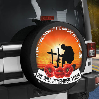 Petthouse | Veteran Remembrance Memorial Day Spare Tire Cover Soldier Truck Decoration Grandpa Daddy Gift