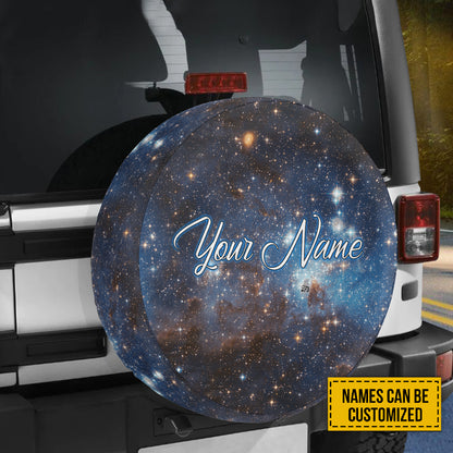 Petthouse | Customized Tire Cover Starry Space Wrap Star Glitter Cover Space Wrap Car Decoration