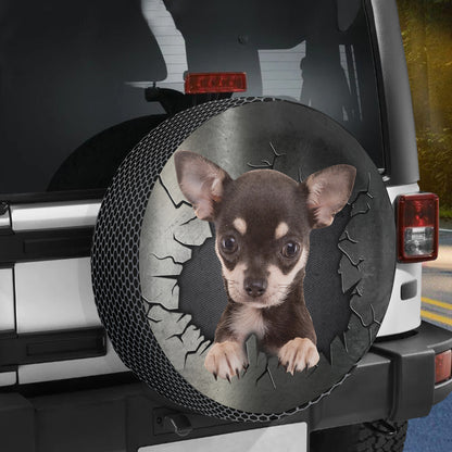 Petthouse | Chihuahua Puppy Dog Spare Tire Cover Dog Mom Dad Fun Car Decor Dog Lover Gift Vehical