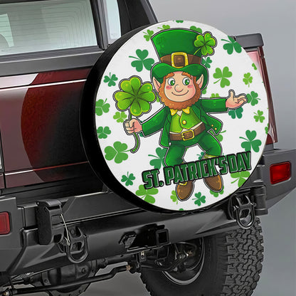 Petthouse | Leuprechan Lucky Clover St Patrick Day Spare Wheel Cover Patrick Day Car Decor