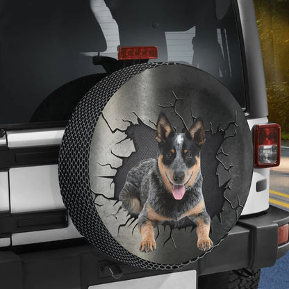 Petthouse | Tire Wheel Covers Australian Cattle Puppy Backup Camera Hole Dog Car Accessories Dog Mom