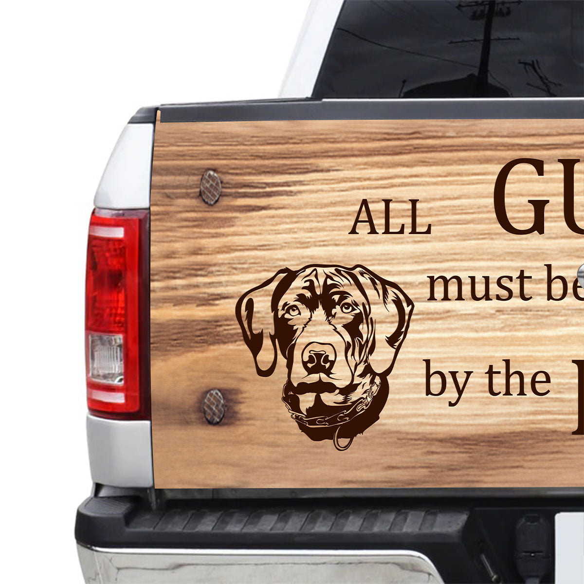 Petthouse | Truck Tailgate Wrap Approved By Dog Tailgate Wrap German Shorthaired Pointer Dog Tailgate Decal