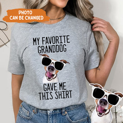 Petthouse | Custom My Favorite Granddog Dog Dad Shirt, Father's Day Gift, Best Dog Grandma Tee