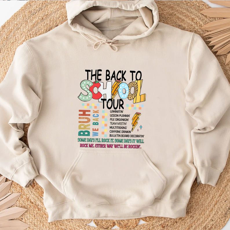 Petthouse | The Back To School Tour Shirt, Bruh We Back T Shirt, Teacher T Shirt, School Doodles