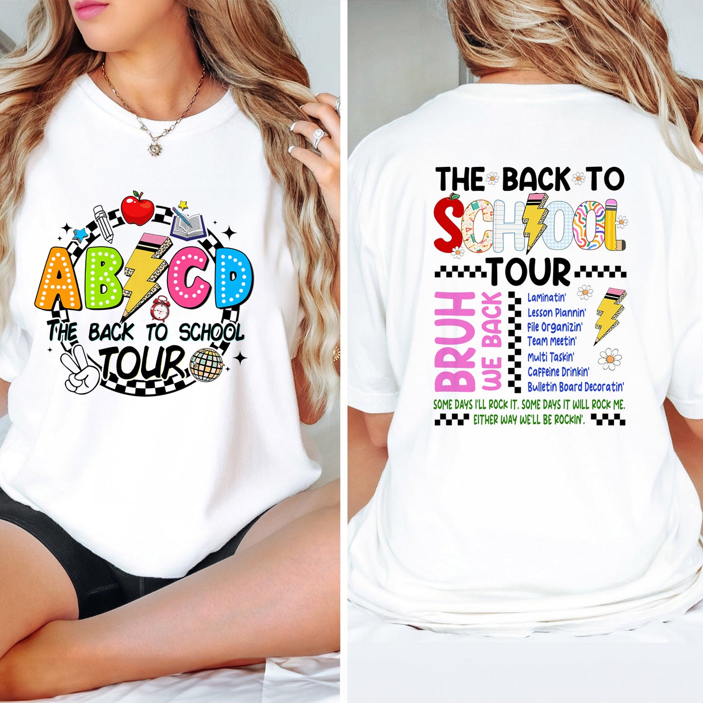 Petthouse | The Back To School Tour Shirt,  Bruh We Back Rockin' T-shirt, Abcd The Back To School Tour