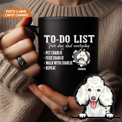 Petthouse Customized Dog Men, Dog Dad To Do List Men Novelty Shirt, International Dog Father Gift