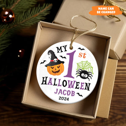 Petthouse | My First Halloween Ornament, Baby First Halloween Gift, Baby Halloween Gift, Gift For Baby