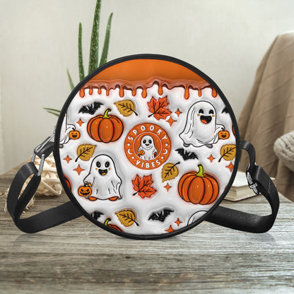 Petthouse | Spooky Vibes Halloween Handbag Wallet, Spooky Halloween Bag For Mom, Halloween 3d Inflated Effect Bag, Halloween Gift