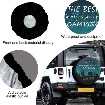 Petthouse | Customized Spare Tire Cover The Best Memories Tire Cover Camping Tire Cover Camping Soul Gift