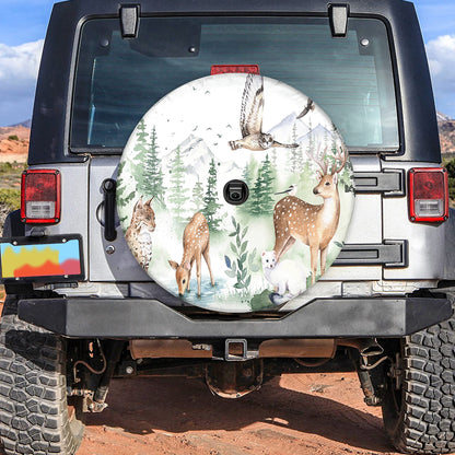 Petthouse | Tire Protector Beautiful Wildlife Spare Tire Cover Waterproof Wheel Cover Fit For Trailer Camping