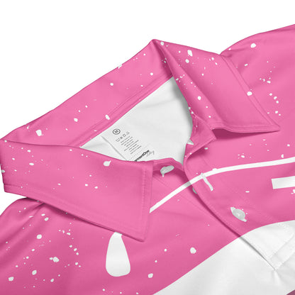 Petthouse | Pink Golf Polo Shirt Golf Man Sport Polo Golfer Polo Shirts Gift For Golf Players Athletes Gifts