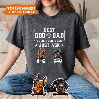 Petthouse | Customized Dog Dad Shirt, Best Dog Dad Ever Shirt, Fathers Day Shirt, Gift For Dog Dad