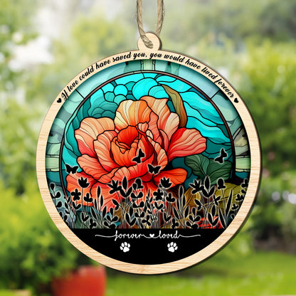 Petthouse | Cat Memorial Suncatcher, Personalized With Cat Breed, Loss Of Cat Sympathy, Gift For Cat Lovers