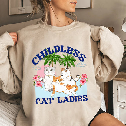 Petthouse | Childless Cat Ladies Shirt, Childless Cat Lady, Cat Ladies Coconut Tree, Comma La America