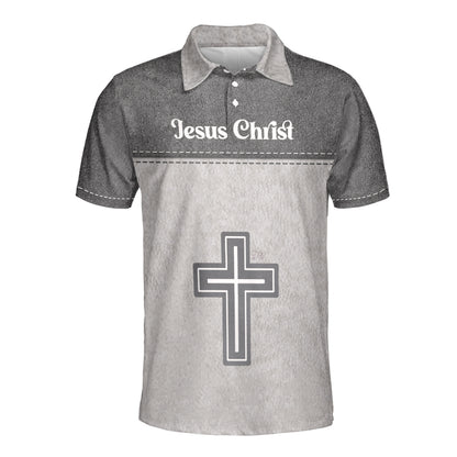 Petthouse | Jesus Christ Catholic Men's Polo Shirt King Of Kings Son Of Mary Jesus Lover Pastor Gift