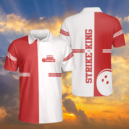 Petthouse | Bowling Player Lovers Polo Shirt, Strike King Polo Shirt, Bowling Fans Holiday