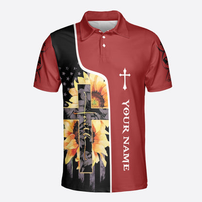 Petthouse | Customized Polo Shirt Jesus Faith Polo Shirt My God's Not Dead Polo Shirt Christian Gift