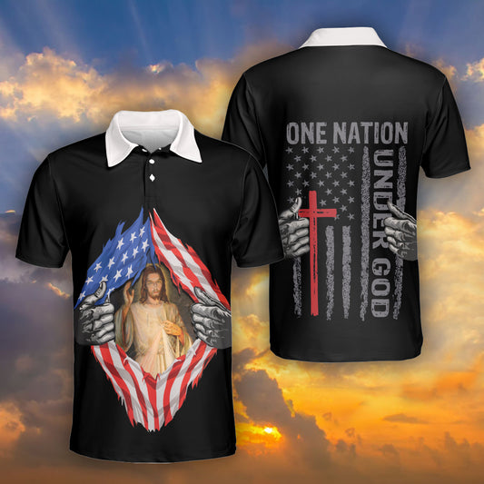 Petthouse | Jesus Polo Shirt Jesus American Flag Polo Shirt For Mens Jesus The Reason For The Season