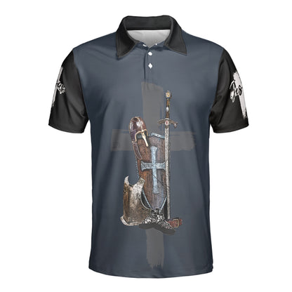 Petthouse | Amor Of God Christian Religious Verse Men's Polo Shirt Dad Godfather Gift