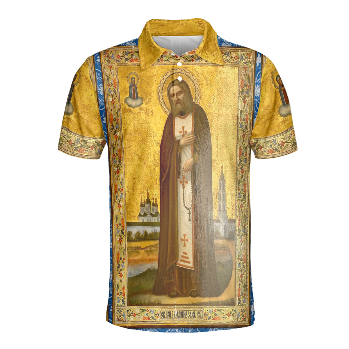 Petthouse | Saint Seraphim Of Sarov Polo Shirt Acquire A Peaceful Spirit Sport Shirt Gift For Family