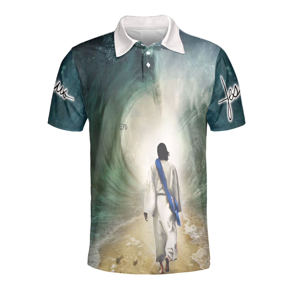 Petthouse | Jesus Christian Storm Polo Shirt God Christ Religion Sport Shirt Family And Friends Gift Idea