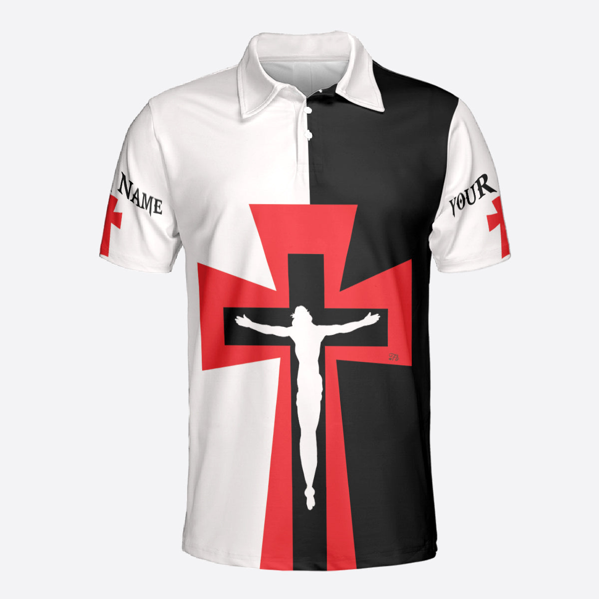 Petthouse | Customized Gift Jesus Christ Polo Shirt Jesus Is My God Polo Shirt Christian Gift Polo